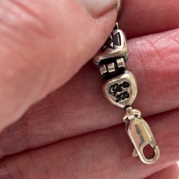 Carolyn Pollack Double Sided Reversible Turquoise Coral Lapis Lazuli Bracelet - Picture 11 of 15